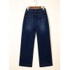 image:imageAstylish Womens High Waisted Wide Leg Straight JeansDirty Blue