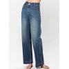 image:imageAstylish Womens High Waisted Wide Leg Straight JeansDusk Blue