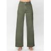 image:imageAstylish Womens High Waisted Wide Leg Straight JeansMist Green