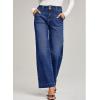image:imageAstylish Womens High Waisted Wide Leg Straight JeansSail Blue