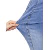 image:imageAstylish Womens Trendy Wide Leg Jeans High Waisted Stretchy Ankle Bootcut Jeans Straight Denim Pants with Slanted PocketsBeau Blue