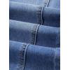 image:imageAstylish Womens Trendy Wide Leg Jeans High Waisted Stretchy Ankle Bootcut Jeans Straight Denim Pants with Slanted PocketsMist Blue