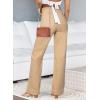 image:imageAstylish Womens Wide Leg Jeans High Waisted Stretchy Straight Leg Jeans Loose Trendy Denim Pants with PocketParchment