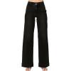 image:imageAstylish Womens High Waisted Wide Leg Straight JeansBlack