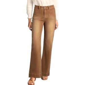 image:imageAstylish Womens Wide Leg Jeans High Waisted Stretchy Straight Leg Jeans Loose Trendy Denim Pants with PocketBrown