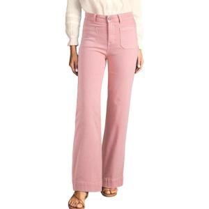 image:imageAstylish Womens Wide Leg Jeans High Waisted Stretchy Straight Leg Jeans Loose Trendy Denim Pants with PocketPink