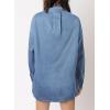 image:imageAstylish Women Denim Shirts Button Down Blouse V Neck Casual TopsBeau Blue