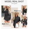 image:imageAstylish Women Denim Shirts Button Down Blouse V Neck Casual TopsBlack
