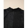 image:imageAstylish Womens Denim Shirt Long Sleeve Button Down Jean Shacket Top with PocketsBlack