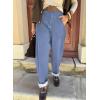 image:imageAstylish Jeans for Women Baggy Barrel High Waisted Stretchy Straight Leg Jean Trendy 2026 Boyfriend Denim PantsBeau Blue