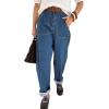 image:imageAstylish Jeans for Women Baggy Barrel High Waisted Stretchy Straight Leg Jean Trendy 2026 Boyfriend Denim PantsSky Blue