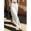 image:imageAstylish Jeans for Women Baggy Barrel High Waisted Stretchy Straight Leg Jean Trendy 2026 Boyfriend Denim PantsWhite