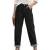 image:imageAstylish Jeans for Women Baggy Barrel High Waisted Stretchy Straight Leg Jean Trendy 2026 Boyfriend Denim PantsBlack