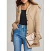 image:imageAstylish Open Front Hooded Cardigan Sweaters for Women Knit Long Sleeve Button Down Outwear 2025Khaki