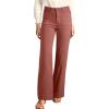 image:imageAstylish Womens Wide Leg Jeans High Waisted Stretchy Straight Leg Jeans Loose Trendy Denim Pants with PocketMineral Red