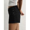 image:imageAstylish Womens High Waisted Utility Jean Shorts Stretch Denim Summer Shorts with Patch PocketsBlack