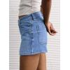 image:imageAstylish Womens High Waisted Utility Jean Shorts Stretch Denim Summer Shorts with Patch PocketsMyosotis