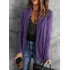image:imageAstylish Womens Long Sleeve Open Front Soft Knit Cardigan Loose Oversized Sweater CoatPurple