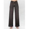 image:imageAstylish Womens High Waisted Wide Leg Straight JeansDark Grey