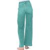 image:imageAstylish Womens High Waisted Wide Leg Straight JeansGrass Green