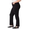 image:imageGloria Vanderbilt Womens Amanda Ponte High Rise Knit Pant PlusBlack