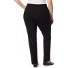 image:imageGloria Vanderbilt Womens Amanda Ponte High Rise Knit Pant PlusBlack