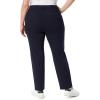 image:imageGloria Vanderbilt Womens Amanda Ponte High Rise Knit Pant PlusMidnight Affair