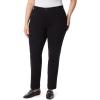 image:imageGloria Vanderbilt Womens Amanda Ponte High Rise Knit Pant PlusBlack