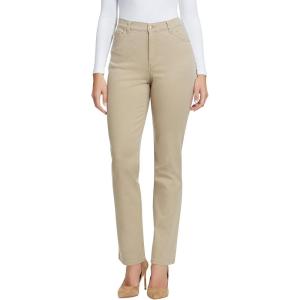 image:imageGloria Vanderbilt Womens Amanda Classic High Rise Tapered Jean PetitePerfect Khaki