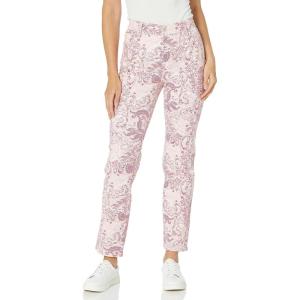 image:imageGloria Vanderbilt Womens Amanda Classic High Rise Tapered Jean PetiteRosy Pink Roman Scrolls