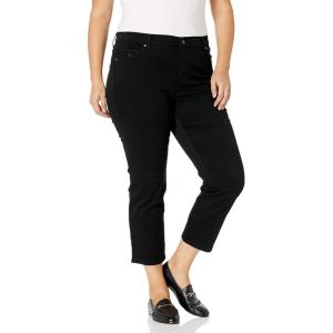 image:imageGloria Vanderbilt Womens Amanda Classic High Rise Tapered Jean Plus SizeBlack Rinse