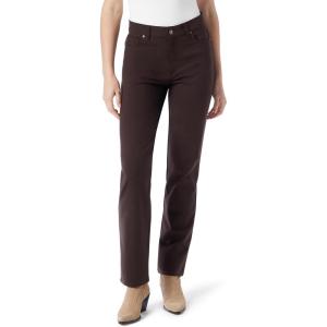 image:imageGloria Vanderbilt Womens Amanda Ponte High Rise Knit Pant PlusCoffee Roast