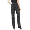 image:imageGloria Vanderbilt Womens Amanda Classic High Rise Tapered Jean PetiteBlack Layered Stencils
