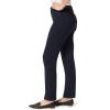 image:imageGloria Vanderbilt Womens Amanda Ponte High Rise Knit Pant PetiteMidnight Affairds