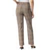 image:imageGloria Vanderbilt Womens Amanda Ponte High Rise Knit Pant StandardHazelnut Plains Plaid