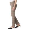 image:imageGloria Vanderbilt Womens Amanda Ponte High Rise Knit Pant StandardHazelnut Plains Plaid