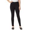 image:imageGloria Vanderbilt Womens Amanda Ponte High Rise Knit Pant PetiteBlackds