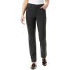 image:imageGloria Vanderbilt Womens Amanda Ponte High Rise Knit Pant StandardGrey Dusk  Marilyn Plaid