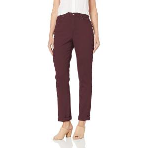 image:imageGloria Vanderbilt Womens Amanda Classic High Rise Tapered Jean PetitePort Wine