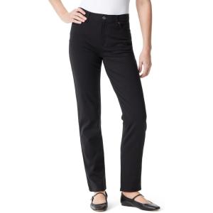 image:imageGloria Vanderbilt Womens Amanda Ponte High Rise Knit Pant PetiteBlack