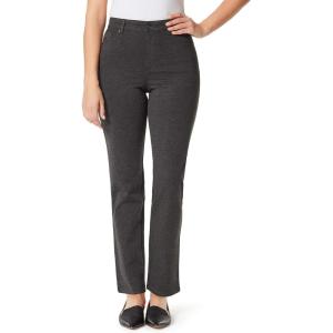 image:imageGloria Vanderbilt Womens Amanda Ponte High Rise Knit Pant PetiteHeather Greyds
