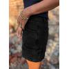 image:imageAstylish Womens High Waisted Shorts Jean Stretchy Casual Fashion Trendy Flap Pockets Denim ShortsBlack