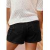 image:imageAstylish Womens High Waisted Shorts Jean Stretchy Casual Fashion Trendy Flap Pockets Denim ShortsBlack