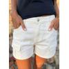 image:imageAstylish Womens High Waisted Shorts Jean Stretchy Casual Fashion Trendy Flap Pockets Denim ShortsWhite
