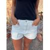 image:imageAstylish Womens High Waisted Shorts Jean Stretchy Casual Fashion Trendy Flap Pockets Denim ShortsWhite