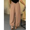 image:imageAstylish Womens Elastic High Waisted Baggy Barrel Pants 2026 Casual Lounge Boho Harem Trousers PantsElmwood