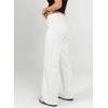 image:imageAstylish Straight Leg Jeans for Women High Waiste Stretchy Loose Denim Pants Casual Baggy Mom Jean TrousersWhite