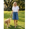 image:imageAstylish Womens High Waisted Wide Leg Denim Shorts Stretchy Trendy Utility Jorts Oversized Patch Pockets Bermuda Jean ShortBeau Blue