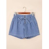 image:imageAstylish Womens High Waisted Shorts Jean Stretchy Casual Fashion Trendy Striped Button Front Denim ShortsAshleigh Blue