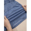 image:imageAstylish Womens High Waisted Shorts Jean Stretchy Casual Fashion Trendy Striped Button Front Denim ShortsAshleigh Blue